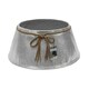 image 1 of Holly International Silver Shimmer Christmas Tree Skirt Collar