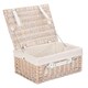 image 8 of 41cm Picnic Basket with Lining White | White | One Size
