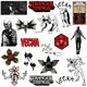 image 3 of Stranger Things Upside Down Stickers (Pack of 50) - Multicoloured - One Size