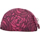 image 2 of Lorenz Womens Handy Zip Round Coin / Money Purse / Holder with Inner Clip | Pink | Pink Rose