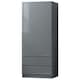 image 4 of FWStyle Stora 2 Door 2 Drawer Combination Wardrobe - Grey Gloss Front Grey