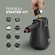 image 4 of DMD 9-Piece Handheld Steam Cleaner Kit, 450ml Water Tank