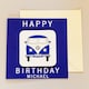 image 6 of Personalised Happy Birthday Coaster Card for Dad Birthday Gift