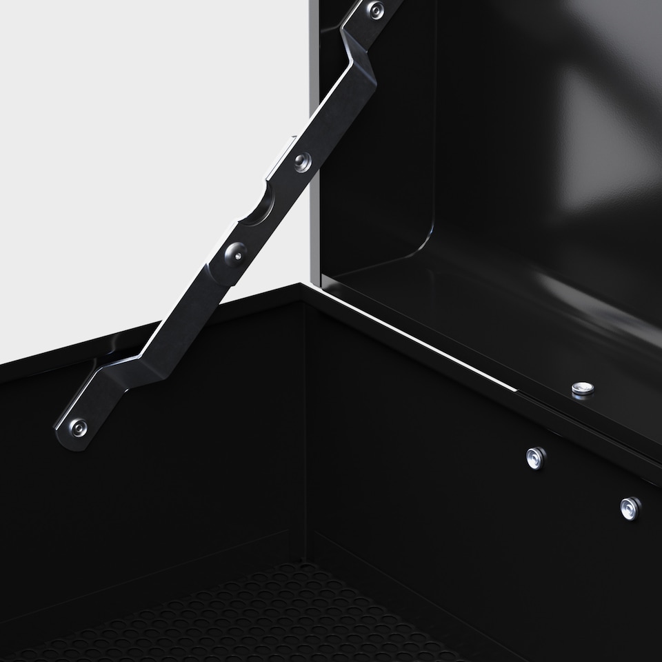 image 1 of HOMCOM 6 Drawer Tool Chest, Lockable Metal Tool Box with Top Case, Ball Bearing Runners, Portable Toolbox, 600mm x 260mm x 340mm, Red | Red