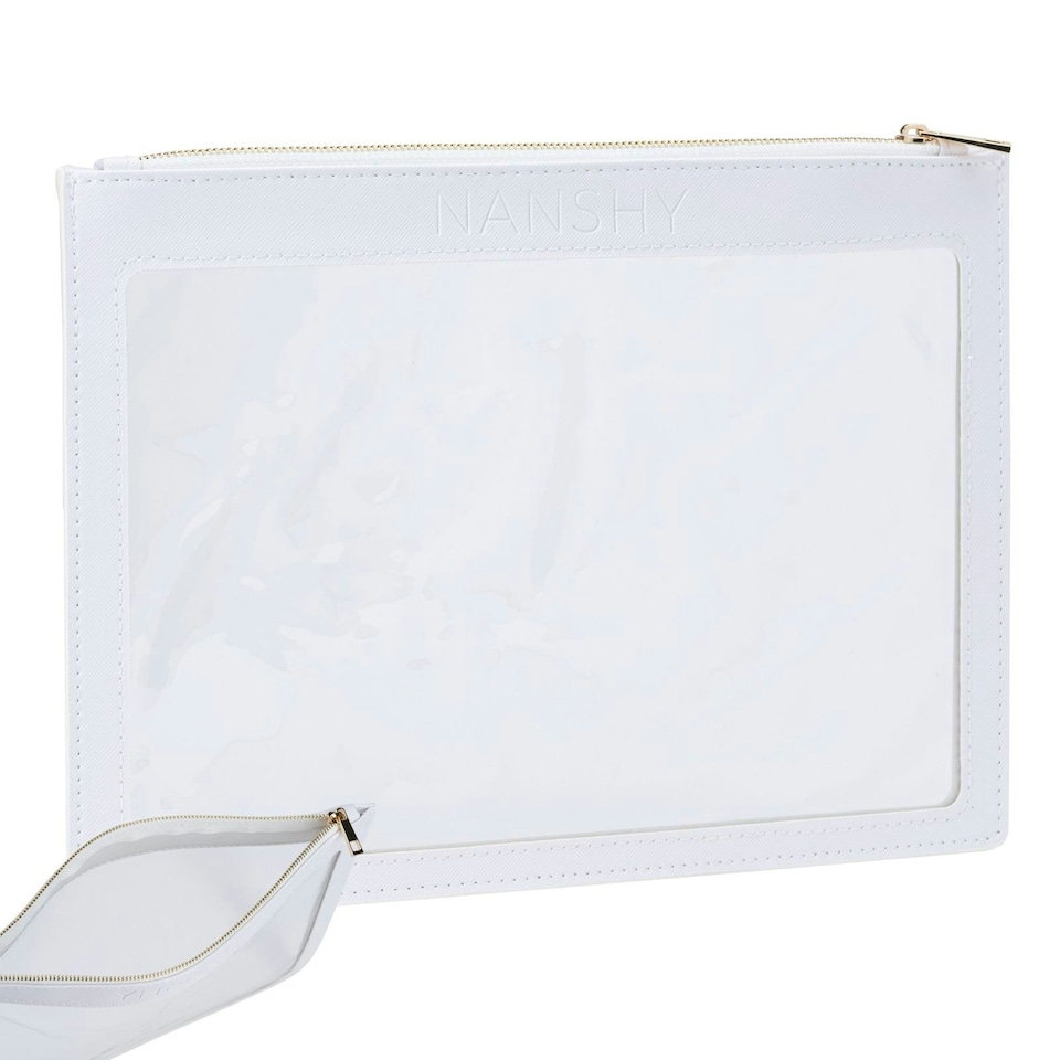 image 1 of Nanshy Clear PVC Makeup White