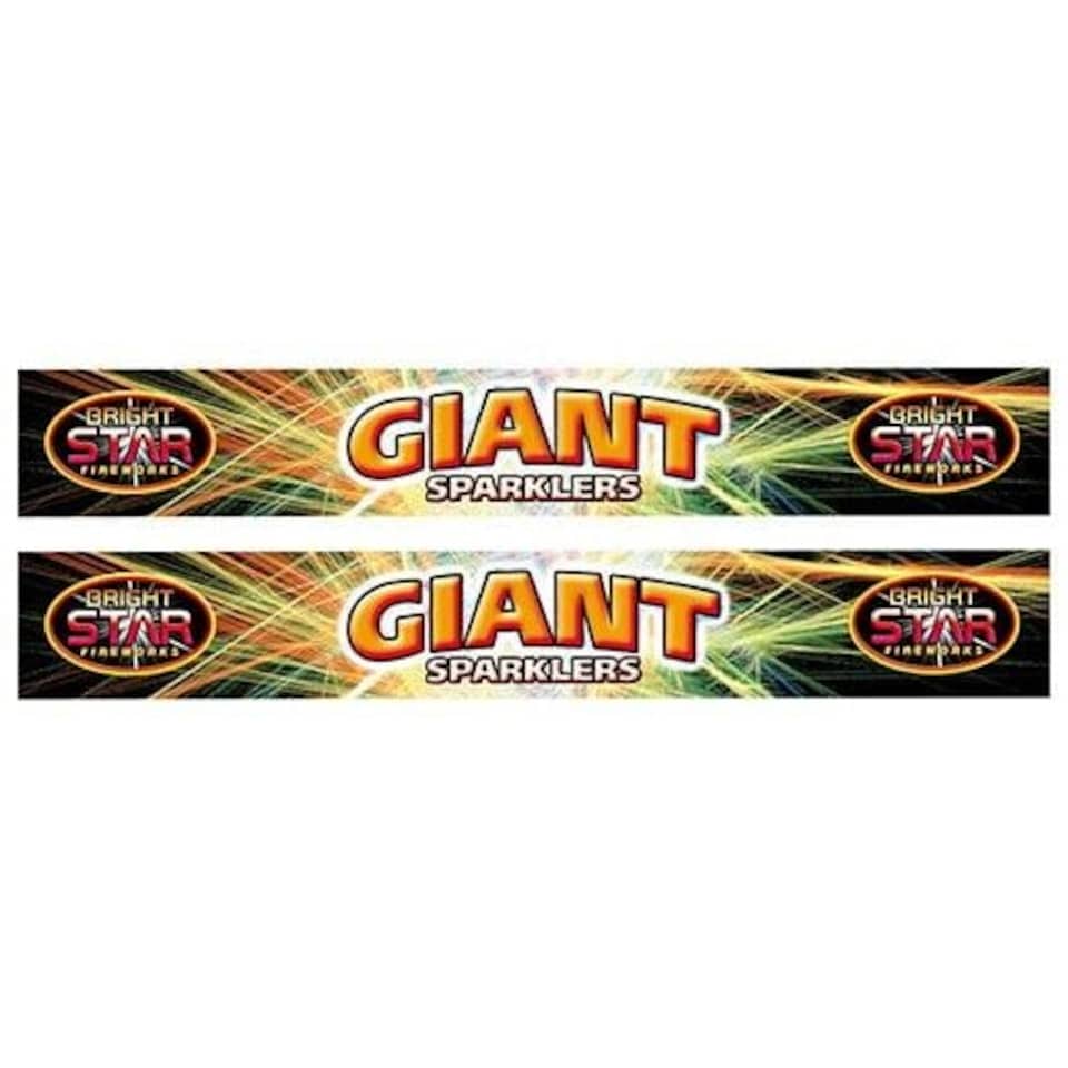 Giant Hand-Held Sparklers 25cm - 2 Packs of 5