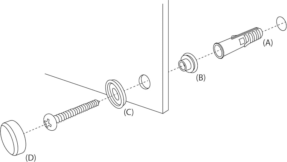 image 1 of 120 x 30cm Rectangle Frameless Bathroom Mirror with Pre-drilled Holes and Wall Hanging Fittings