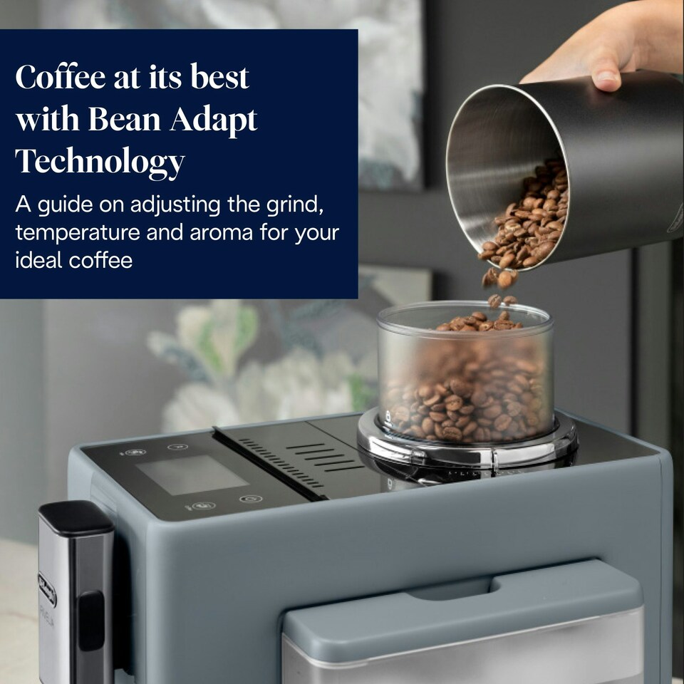 image 1 of De'Longhi Rivelia Bean to Cup Coffee Machine - EXAM440.55.G Grey