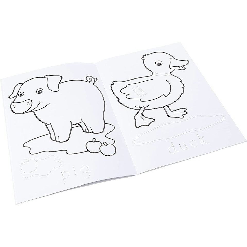 image 1 of Orchard Toys Farmyard Sticker Colouring Book