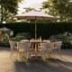 image 3 of Charles Bentley Almada 6 Seater Dining Set