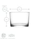 image 3 of LAV Bodega Whisky Glasses - 240ml - Clear - Pack of 6 | Clear | Clear