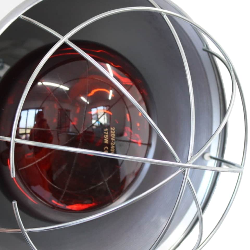 image 1 of Poultry Heat Incubator Lamp 175W with Red Bulb For Chicks Puppies