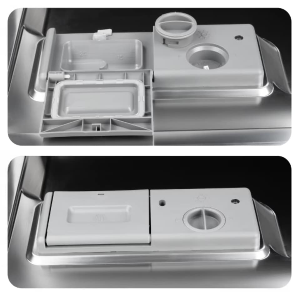 image 1 of HYE 55cm Table Top 6 Place Settings Dishwasher - Black - DW016TTB25