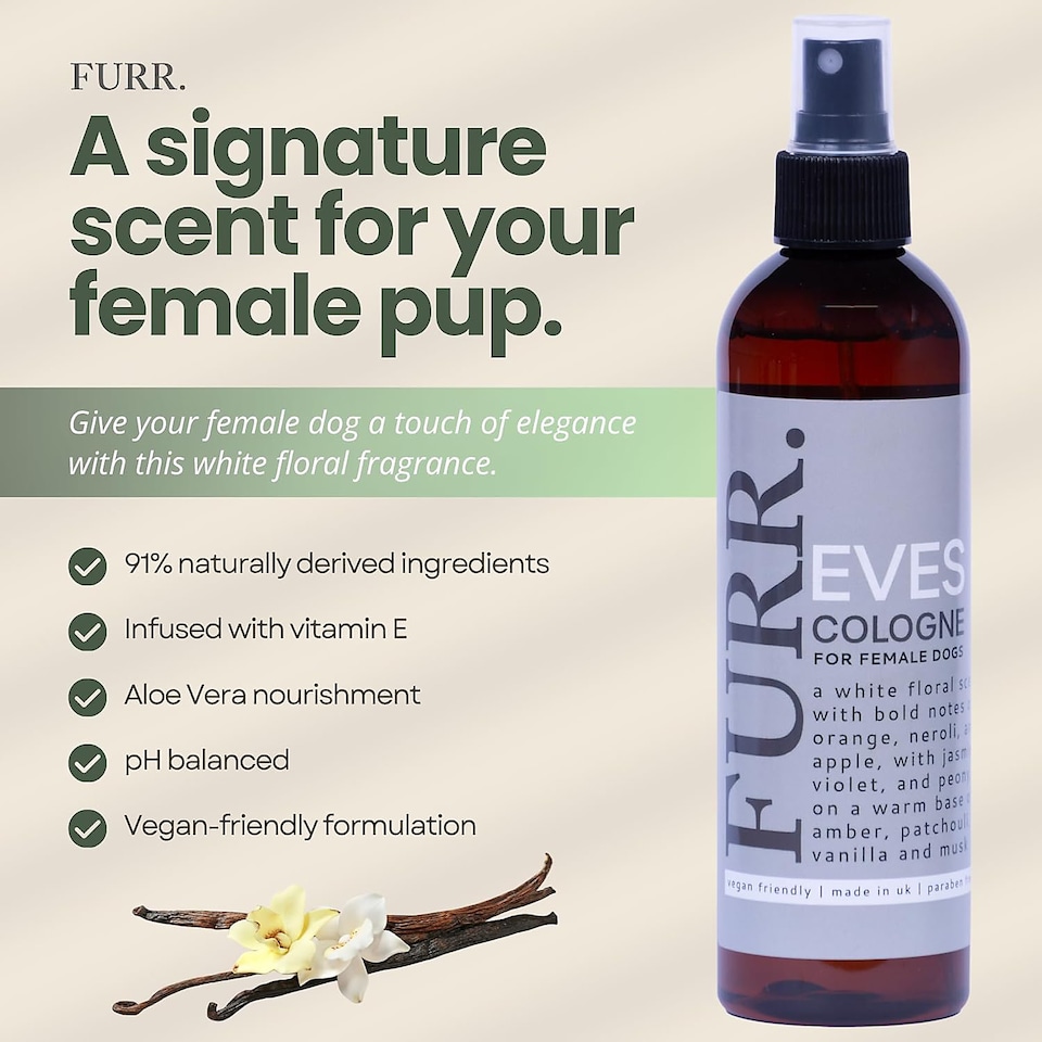 image 1 of FURR EVEs Fragrance for Female Dogs 500ml White Floral scent