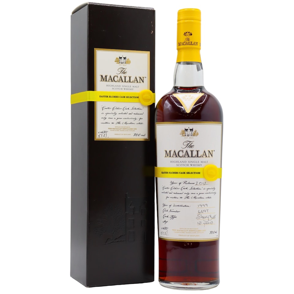 The Macallan 2012 Easter Elchies Single Malt Scotch 1999 13 year old Whisky