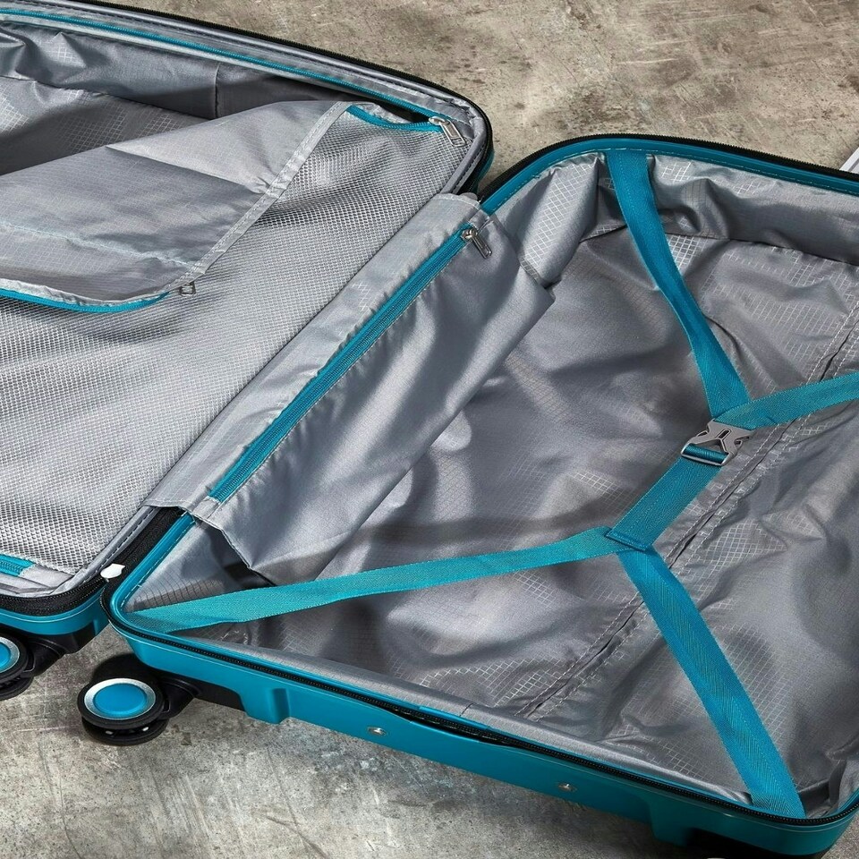 image 1 of Rock Sunwave 3 Piece Set Suitcases Blue
