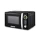 image 1 of GEEPAS Retrovive 20L Digital Microwave Oven Black 700W