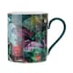 image 1 of Mikasa x Sarah Arnett Porcelain Mug, 350ml, Flamingo Print | Green