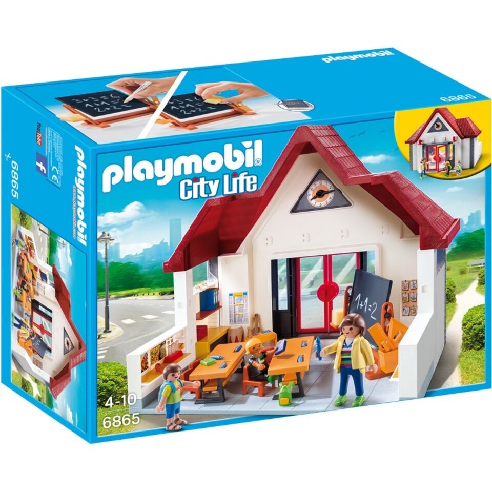 image 1 of Playmobil City Life Schoolhouse Playset