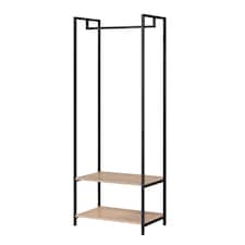 Scala Open Wardrobe with 2 Shelves Brown | Oak / Natural