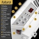 image 8 of Futura 1000W Smart Wifi Heater Electric Panel Wall Mounted White Glass Radiator | White | White | 1