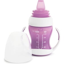 Munchkin Baby Drinking Drink Trainer Gentle Transition Cup 125ml Purple 4m+