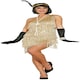 image 1 of Fancy Dress Adult Charleston Gold - M
