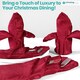 image 8 of 100% Polyester Christmas Napkins Cloth Table Napkins - 20 Inch