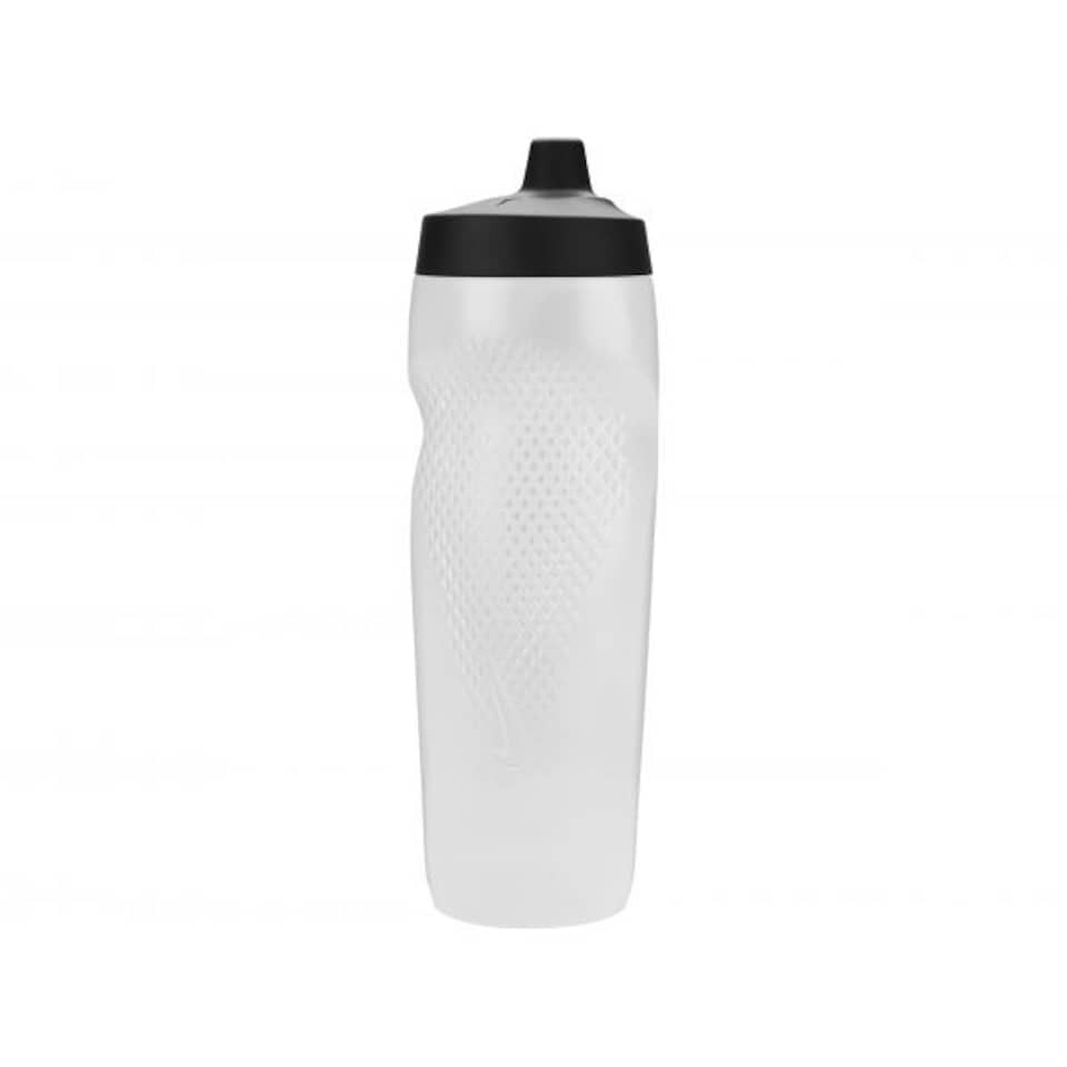 image 1 of Nike Refuel Graphic Print 680ml Water Bottle | Black | Black/Gold/Silver | 1