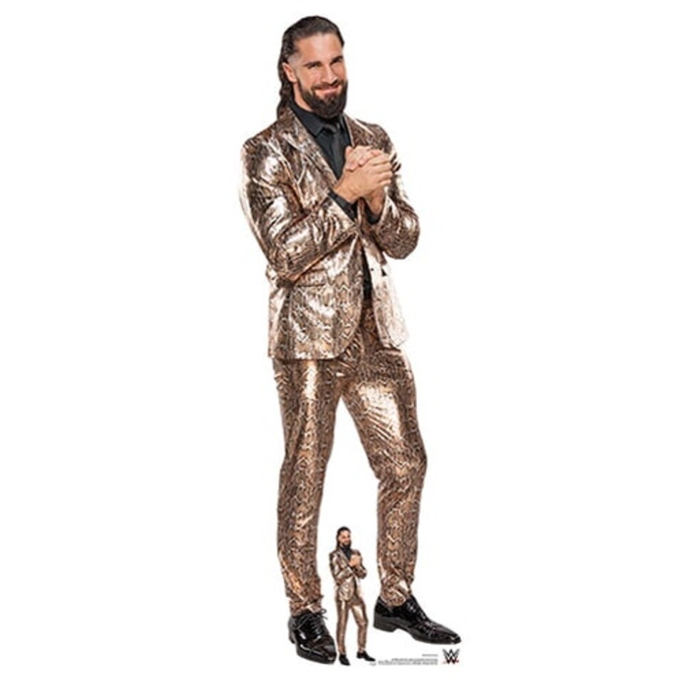 Seth Rollins Gold Suit WWE Lifesize Cardboard Cutout 186cm