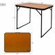 image 7 of Folding Table Aktive Camping Bamboo 80 x 60 x 67 cm