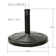 image 2 of Marco Paul  Heavy Duty Garden Parasol Umbrella Base Black