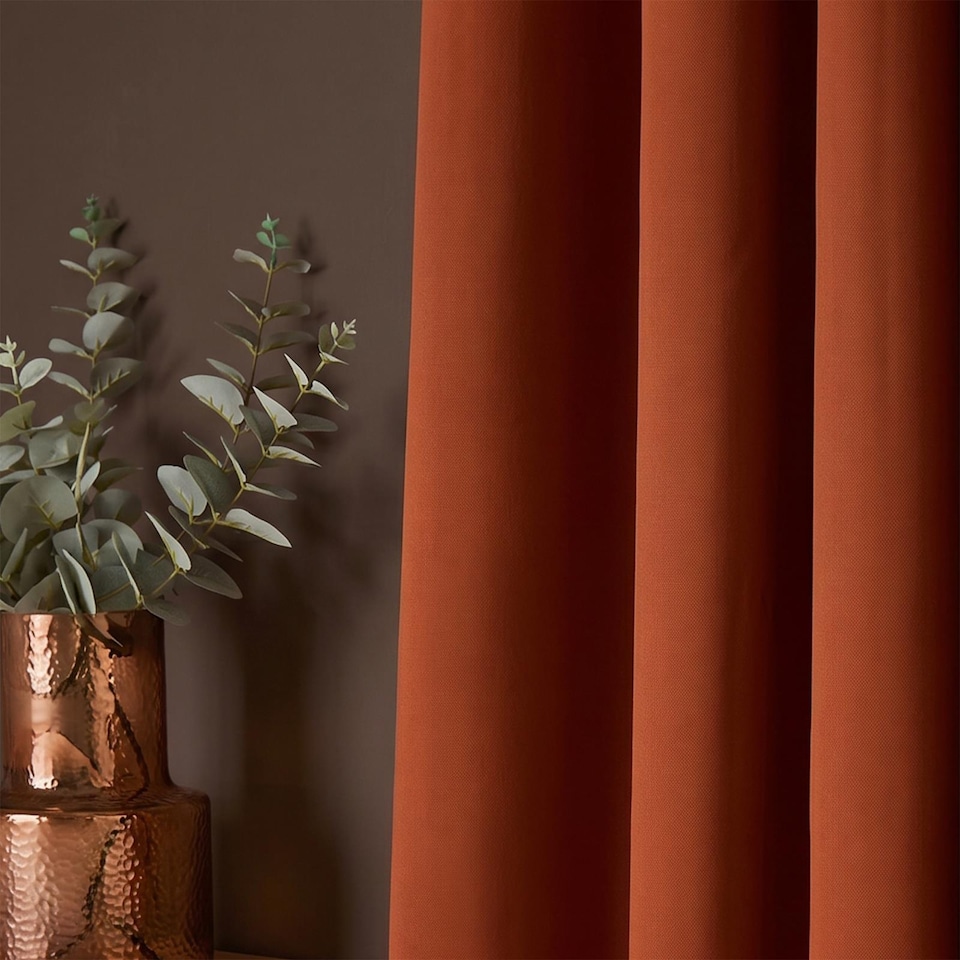 image 1 of OHS Essentials Eyelet Blackout Thermal Curtain Pair - 46x54 inch