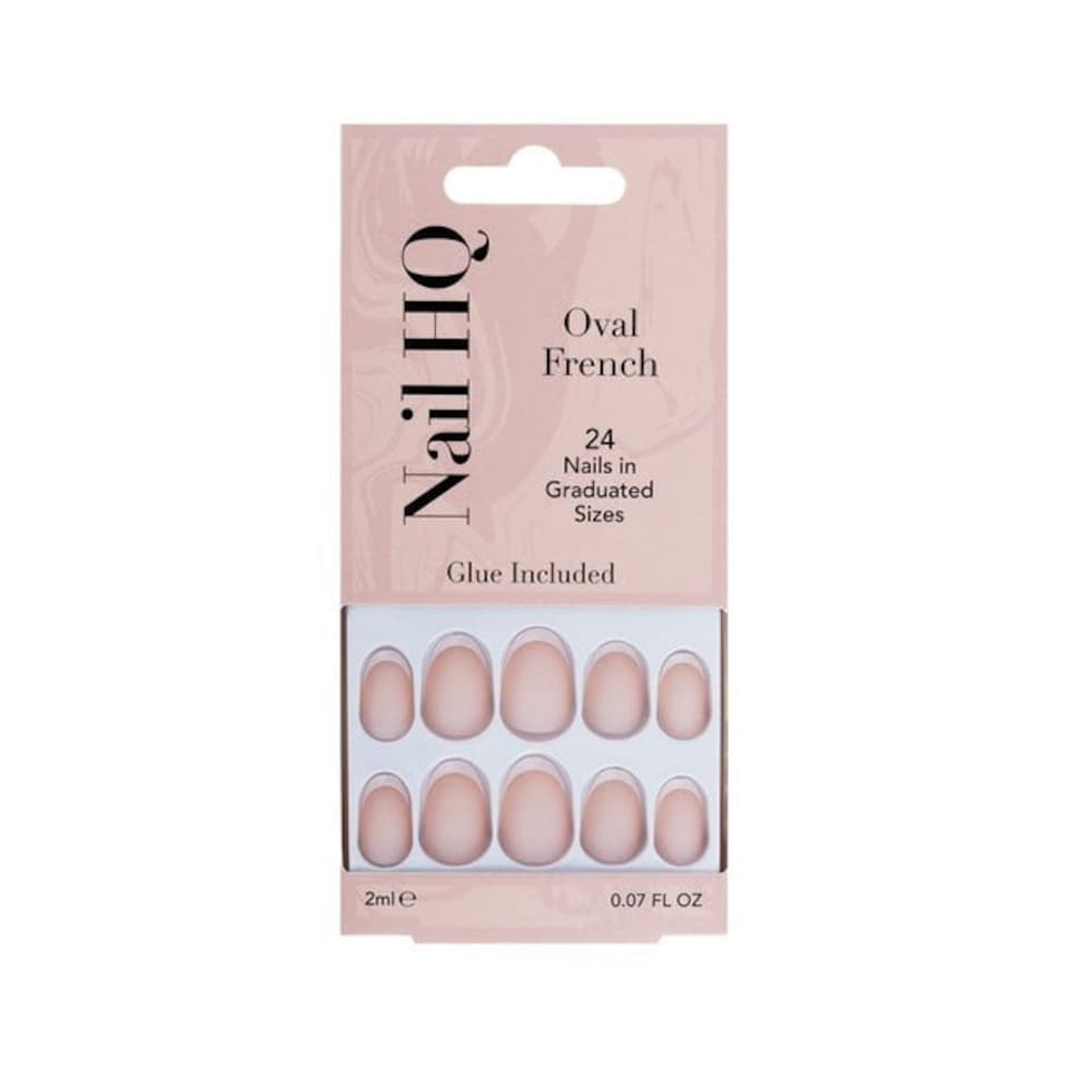 image 1 of Nail HQ Oval French