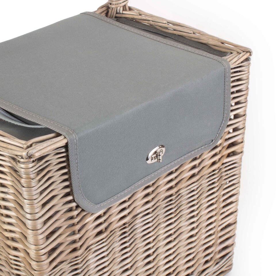 image 1 of Chill Wicker Beach Picnic Basket