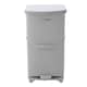 image 1 of Living and Home 36L 2-Tier Dry Wet Separation Trash Bin | Grey