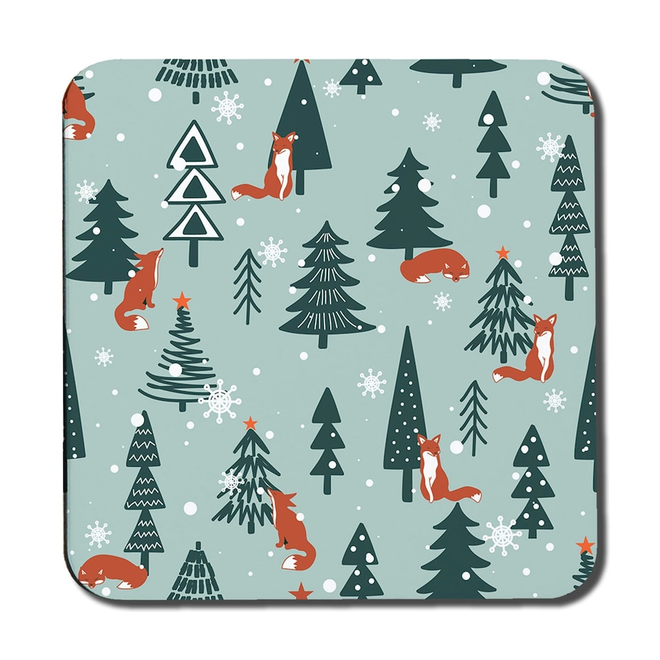 Fir-trees snow (coaster)
