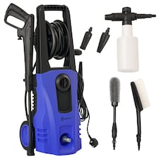 DURHAND Portable Power Washer 1800W, 150 Bar, 510 L h for Garden, Car, Blue