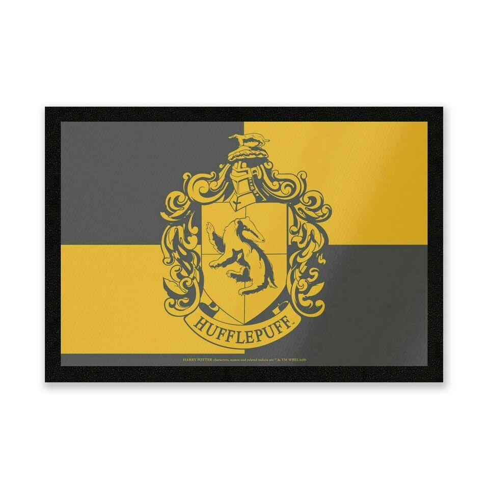 image 1 of Official Harry Potter Hufflepuff Household Entrance Mat