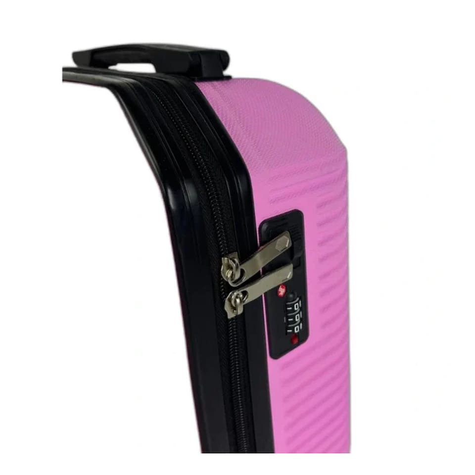 image 1 of Travel in Style: The Durable & Colorful Carry-On Collection-Dimensions with Wheels and without Wheels - Baby Pink