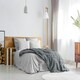 image 10 of Lush Faux Rabbit Fur Charcoal Throw 140x180cm