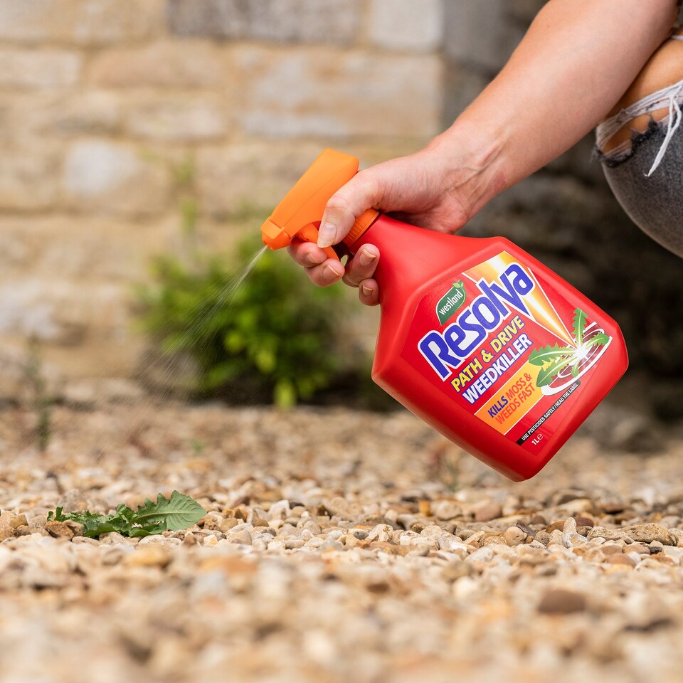 image 1 of Resolva Xtra Clean and Path and Drive Weedkiller Bundle | Green | Green | 2 x 5L Power Pump