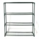 image 3 of Lacewing Metal 3 Tier Greenhouse Staging Shelving Bench in Green 126cm