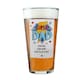 image 1 of Personalised Super Dad Printed Beer Glass Clear