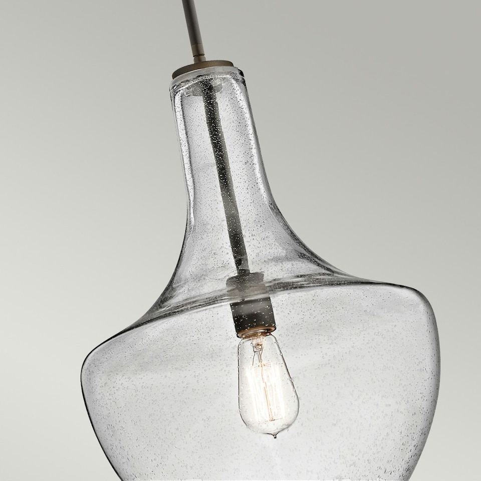 image 1 of Everly 1 Light Medium Dome Ceiling Pendant Light Bronze, E27