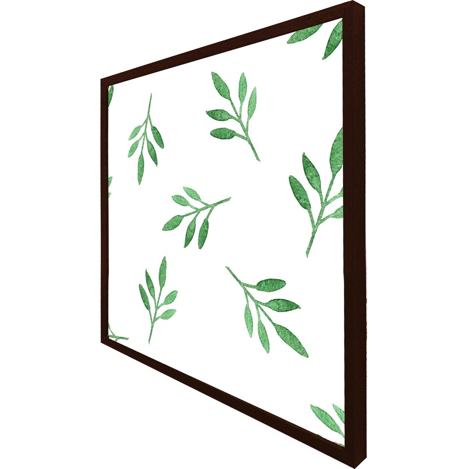 image 1 of Green leaf (Picture Frame) Brown | Oak | M