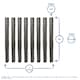 image 3 of Harbour Housewares 110gsm Weed Control Membrane - 4m x 100m (8 Rolls) Black
