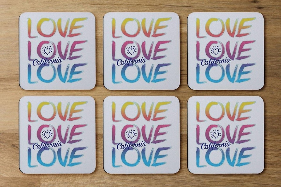 image 1 of Love California (Coaster)