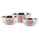 image 1 of BillyCan 3pc Picnic Bowl Set - Cotton Pansy White