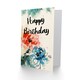image 2 of Abstract Flowers Bluebird Woman Her Birthday Card